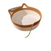 HKM-100947 Coarse Linen Rattan Woven Four Seasons Universal Summer Cat Nest