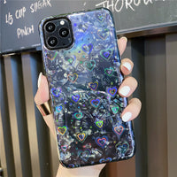 HKM-100947 Colorful Love Pattern TPU Mobile Phone Case - Waterproof, Fallproof, and Stylish Design
