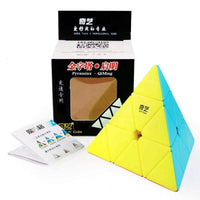 HKM-101139 Pyramid Magic Cube Puzzle for Kids - Triangle Speed Cube for Intelligence Development