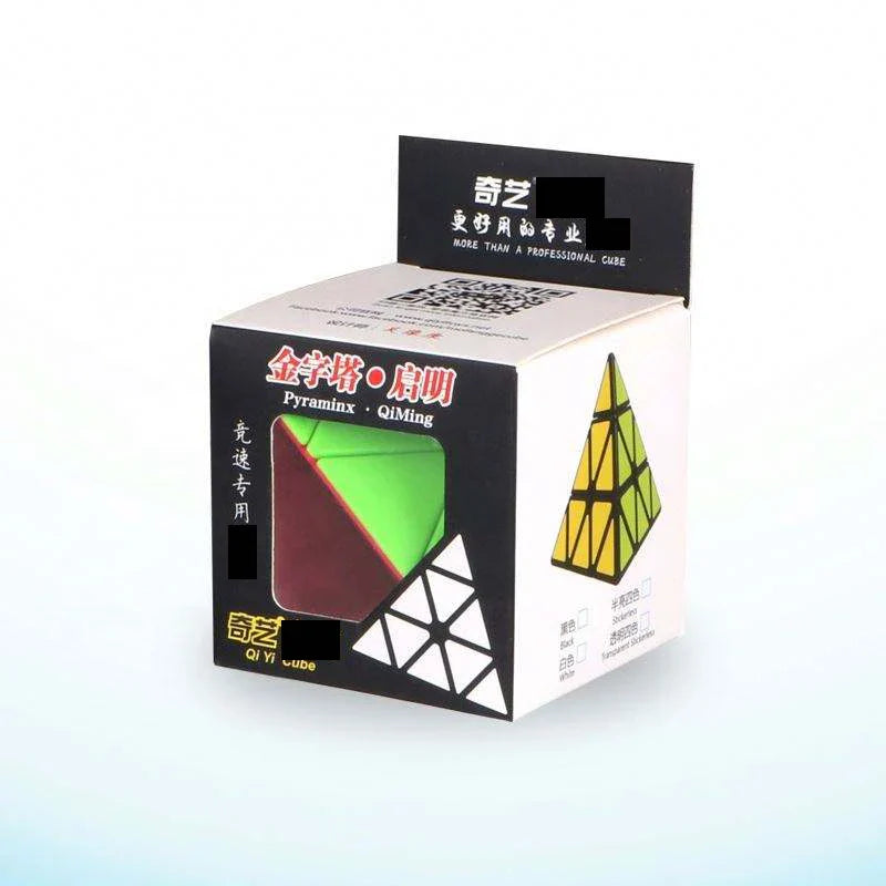 HKM-101139 Pyramid Magic Cube Puzzle for Kids - Triangle Speed Cube for Intelligence Development