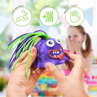 HKM-101203 Screaming Hair Pulling Monster Toy for Ages 2 and Up - Funny Halloween Fidget Fun