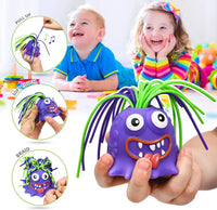 HKM-101203 Screaming Hair Pulling Monster Toy for Ages 2 and Up - Funny Halloween Fidget Fun