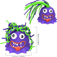 HKM-101203 Screaming Hair Pulling Monster Toy for Ages 2 and Up - Funny Halloween Fidget Fun