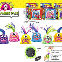 HKM-101203 Screaming Hair Pulling Monster Toy for Ages 2 and Up - Funny Halloween Fidget Fun