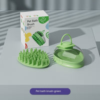 HKM-101331 Pet-Friendly Silicone Massage and Cleaning Comb for Dog Grooming