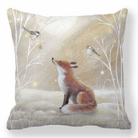 HKM-101459 Encrypted Peach Skin Pillowcase with Floral Design - 45x45cm