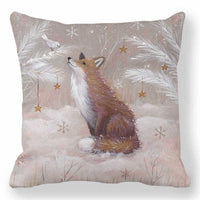HKM-101459 Encrypted Peach Skin Pillowcase with Floral Design - 45x45cm