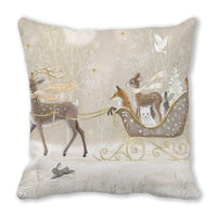 HKM-101459 Encrypted Peach Skin Pillowcase with Floral Design - 45x45cm