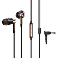 HKM-101459 Ring Iron In-Ear Wired Headset for Android & iOS - HIFI Sound, Metal Material, Straight Plug