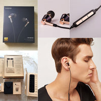 HKM-101459 Ring Iron In-Ear Wired Headset for Android & iOS - HIFI Sound, Metal Material, Straight Plug