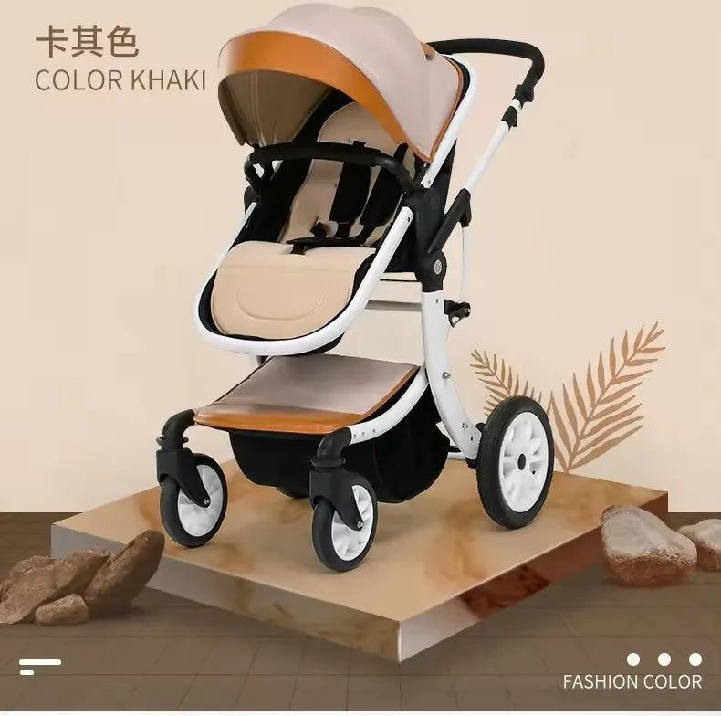 KTX-101587 Deluxe European Standard Baby Jogger Stroller with Premium Features