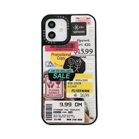 HKM-101651 Liquid Silicone Mobile Phone Case for iPhone 11 Pro Max, 11, XS Max - Floral Oil Painting Design with PC and Leather Texture