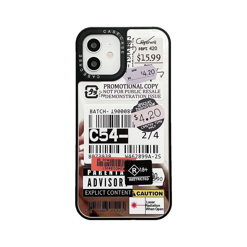 HKM-101651 Liquid Silicone Mobile Phone Case for iPhone 11 Pro Max, 11, XS Max - Floral Oil Painting Design with PC and Leather Texture