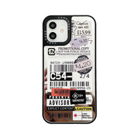 HKM-101651 Liquid Silicone Mobile Phone Case for iPhone 11 Pro Max, 11, XS Max - Floral Oil Painting Design with PC and Leather Texture