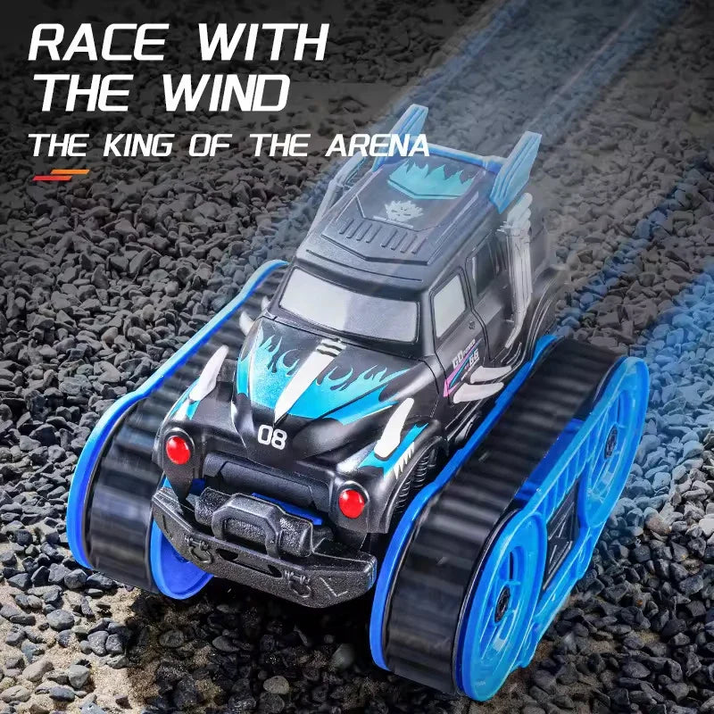 HKM-101971 Amphibious All Terrain Remote Control Stunt Car for Kids, 2.4G Off-Road Vehicle
