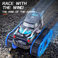 HKM-101971 Amphibious All Terrain Remote Control Stunt Car for Kids, 2.4G Off-Road Vehicle