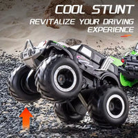 HKM-101971 Amphibious All Terrain Remote Control Stunt Car for Kids, 2.4G Off-Road Vehicle