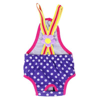 HKM-102163 Pet Polka Dot Strap Anti-Harassment Physiological Pants for Dogs - Cotton Casual Wear
