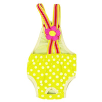 HKM-102163 Pet Polka Dot Strap Anti-Harassment Physiological Pants for Dogs - Cotton Casual Wear