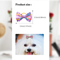 HKM-102227 British Style Plaid Bow Accessory for Pets