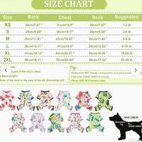 HKM-102227 Soft and Stretchy Dog Pajamas for Small Dogs - Breathable Onesies for Puppies and Cats, Ideal for Spring and Summer, Cute Mermaid Print