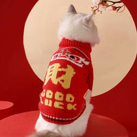 HKM-102291 Cozy Autumn and Winter Knitwear Sweaters for Kittens and Small Pets