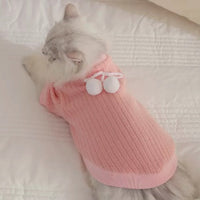 HKM-102291 Cozy Autumn and Winter Knitwear Sweaters for Kittens and Small Pets