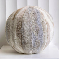 HKM-102355 Stylish Ins-Style Plush Round Pillow in Solid Colors - Soft and Cozy 30cm