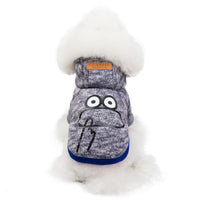 HKM-102419 Casual Cotton Dog Clothes in Yellow, Gray, and Green - Sizes S to XXL