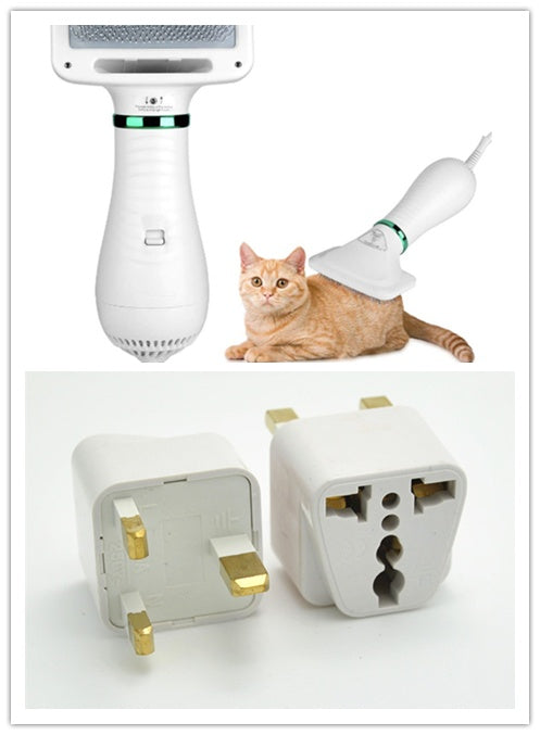 HKM-102483 All-in-One Pet Hair Dryer Comb with Adjustable Air Volume for Dogs and Cats