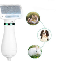 HKM-102483 All-in-One Pet Hair Dryer Comb with Adjustable Air Volume for Dogs and Cats