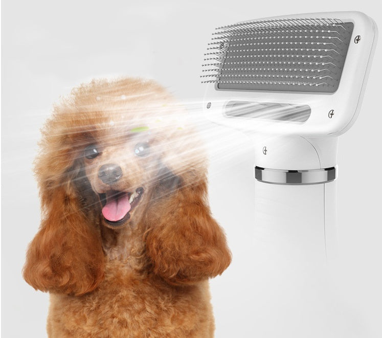 HKM-102483 All-in-One Pet Hair Dryer Comb with Adjustable Air Volume for Dogs and Cats