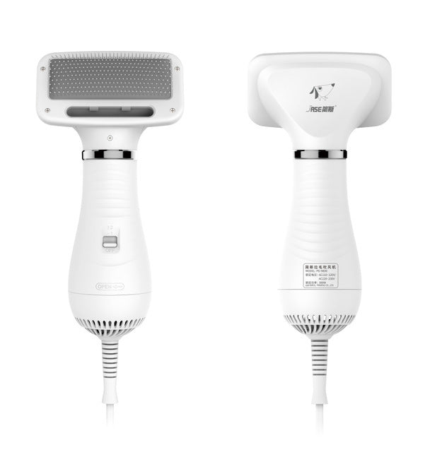 HKM-102483 All-in-One Pet Hair Dryer Comb with Adjustable Air Volume for Dogs and Cats