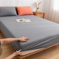 HKM-102547 All-Inclusive Dust-Proof Anti-Slip Mattress Cover in Various Colors and Sizes