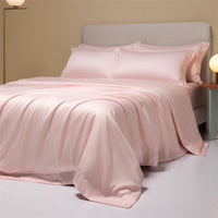 HKM-102547 Lenzing Tencel Quilt Sheets Set, Four-Piece Modern Bedding Collection, Multiple Sizes Available