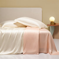 HKM-102547 Lenzing Tencel Quilt Sheets Set, Four-Piece Modern Bedding Collection, Multiple Sizes Available
