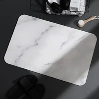 HKM-102611 Diatomite Absorbent Floor Mat in Vertical Pattern and Jazz Marble Designs, Various Sizes Available