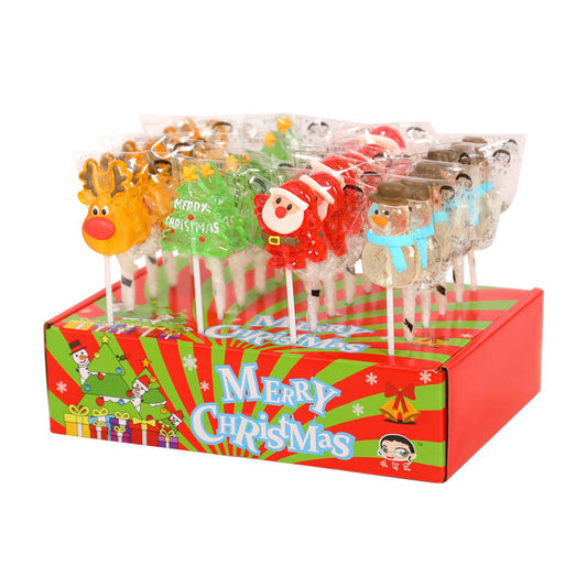 HKM-102675 Cute Christmas Candy Gift Box with Santa Claus Design - Perfect Holiday Treats