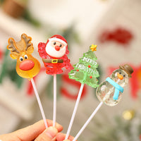 HKM-102675 Cute Christmas Candy Gift Box with Santa Claus Design - Perfect Holiday Treats
