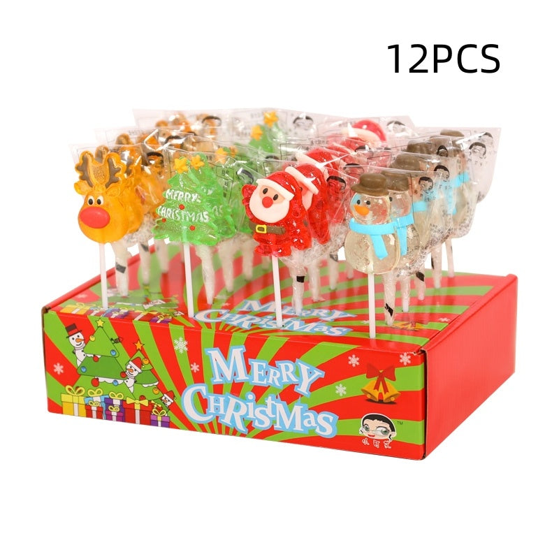 HKM-102675 Cute Christmas Candy Gift Box with Santa Claus Design - Perfect Holiday Treats