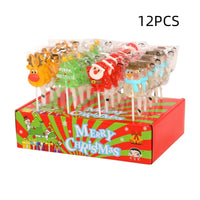 HKM-102675 Cute Christmas Candy Gift Box with Santa Claus Design - Perfect Holiday Treats