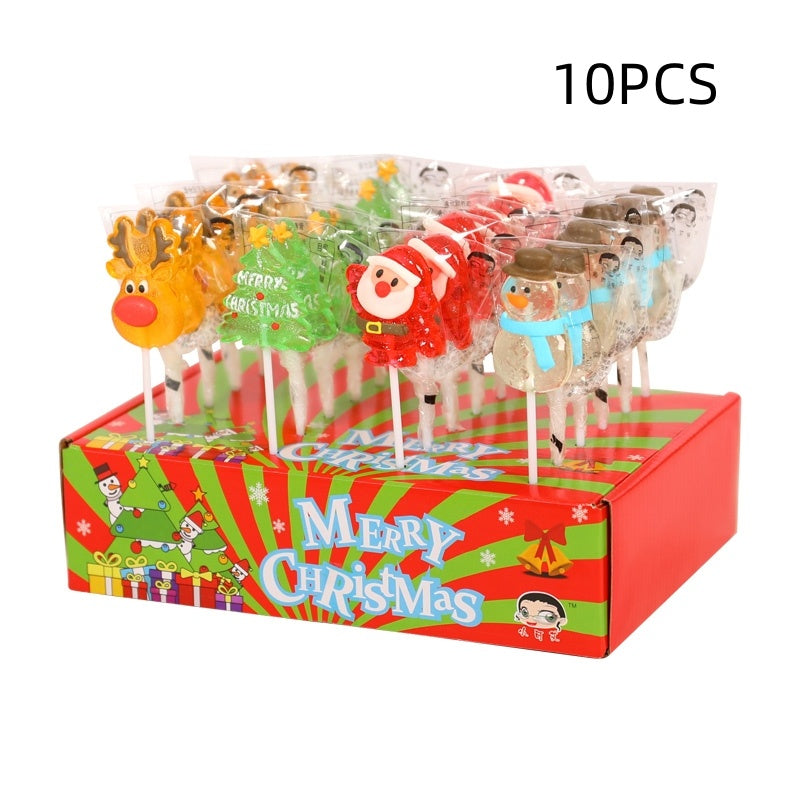 HKM-102675 Cute Christmas Candy Gift Box with Santa Claus Design - Perfect Holiday Treats