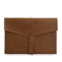 HKM-102803 Leather Retro iPad Cover for 11.6 to 15.4 Inch Models - Waterproof and Wear-Resistant