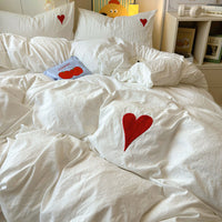 HKM-102867 Soft Cotton Cartoon Embroidered Bedding Towel Set - 3 or 4 Piece Option in Solid Color Designs