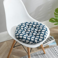 HKM-102931 Cotton and Linen Round Cushion for Home and Office, Nordic Style Chair Cushion