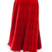 HKM-103315 Elegant Red Cape Cloak for Christmas Celebrations and Festive Events