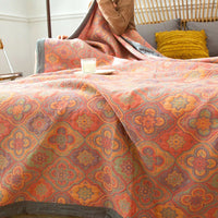 HKM-103507 Pure Cotton Multi-Functional Three-Layer Yarn Summer Quilt and Pillowcase Set - Available in Multiple Sizes