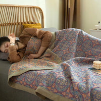 HKM-103507 Pure Cotton Multi-Functional Three-Layer Yarn Summer Quilt and Pillowcase Set - Available in Multiple Sizes