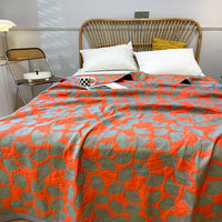 HKM-103507 Pure Cotton Multi-Functional Three-Layer Yarn Summer Quilt and Pillowcase Set - Available in Multiple Sizes