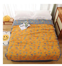 HKM-103507 Pure Cotton Multi-Functional Three-Layer Yarn Summer Quilt and Pillowcase Set - Available in Multiple Sizes